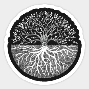 Druid Tree of Life Sticker